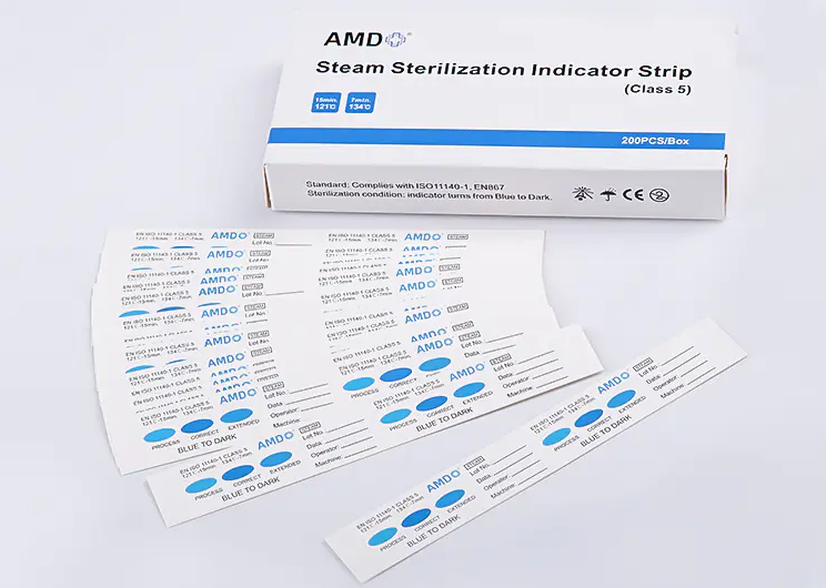 Čo sú lekárske chemické indikátorové prúžky?